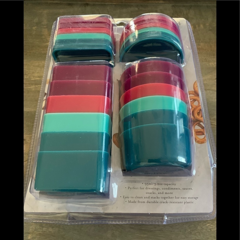 Multi-Purpose Condiment Container Set 24 piece Set - Picture 2 of 5